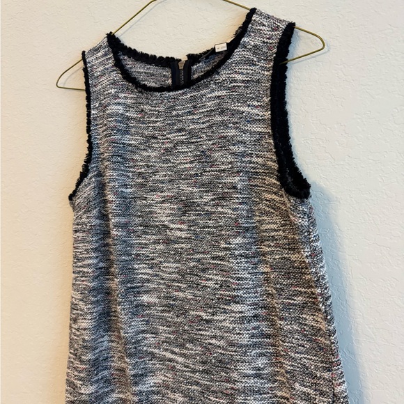 LOFT Multicolor Tweed Shift Dress - Picture 4 of 5